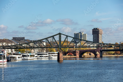 Frankfurt with Rhein river © Hristo Shanov