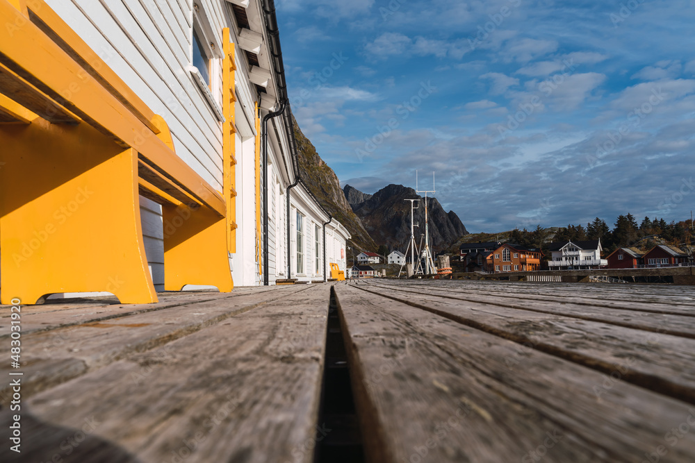 Norwegian accommodation in full seaport.