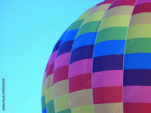 hot air baloon's side