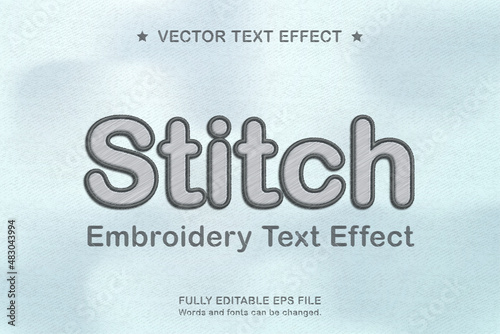 Realistic Embroidery Text Effect