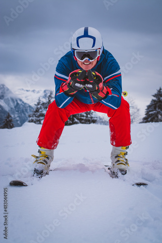 Skifahrer 