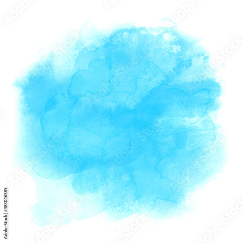 Abstract artistic beautiful colorful bright watercolor spot hand painted back...