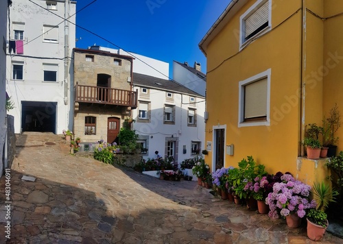 Fototapeta Naklejka Na Ścianę i Meble -  street in old town, photo as a background