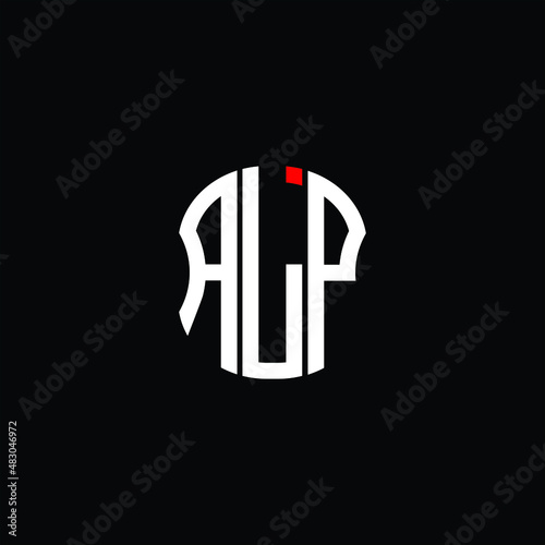ALP letter logo creative design. ALP unique design