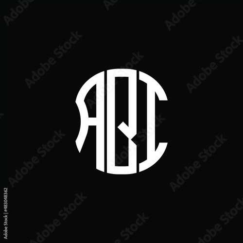 AQI letter logo creative design. AQI unique design