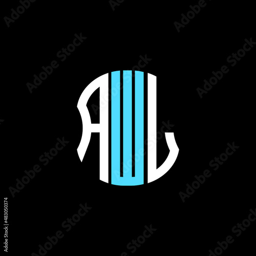 AWL letter logo creative design. AWL unique design