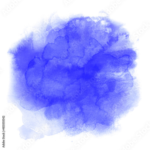 Abstract artistic beautiful colorful bright watercolor spot hand painted back...