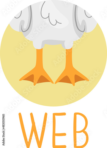 Animal Body Part Duck Web F...