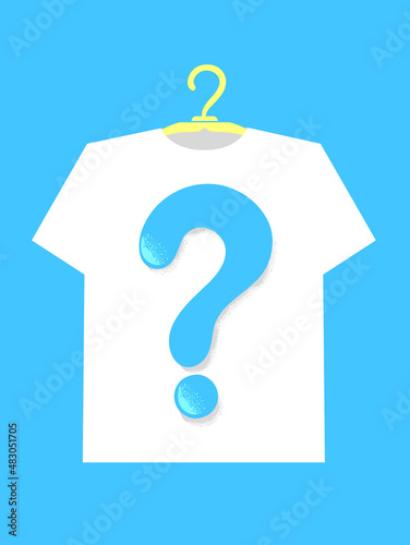 Question Mark Hanger White ...