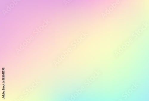 Fotografie, Obraz Rainbow unicorn background, abstract color background