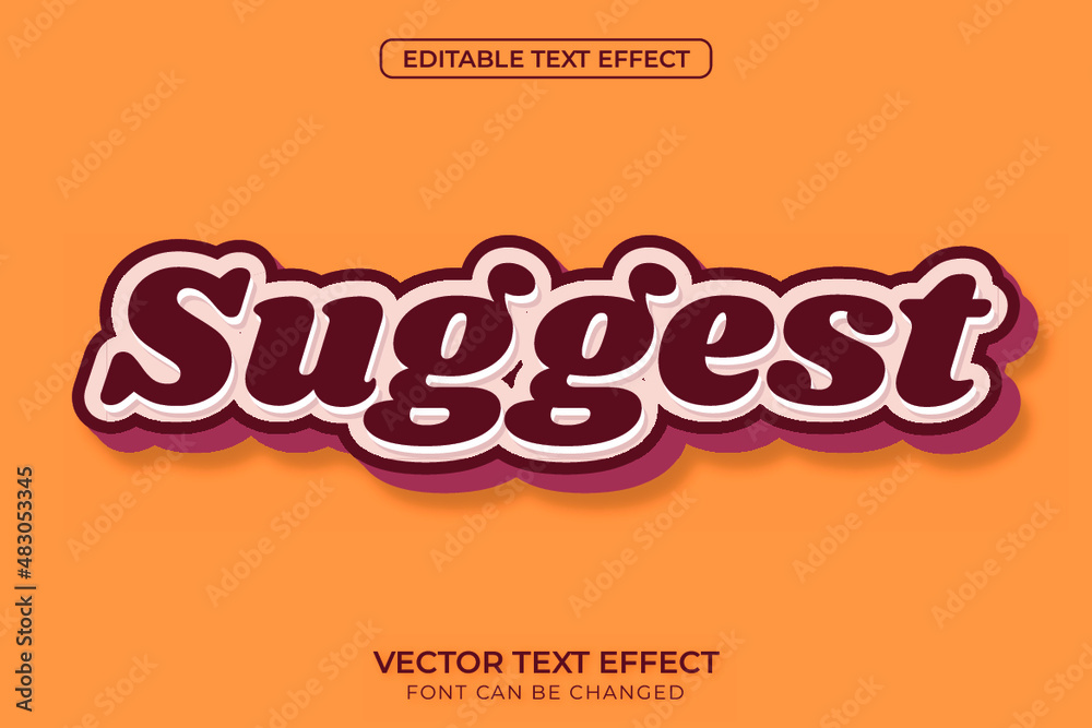 Suggest Text Effect