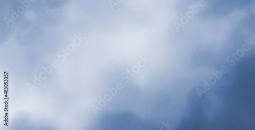 Beautiful abstract soft blue gradient texture, white granite tiles floor on blue background,  art mosaic 