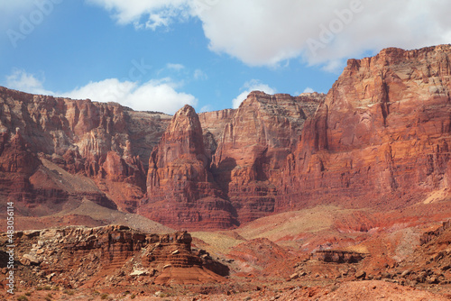 Red stone desert