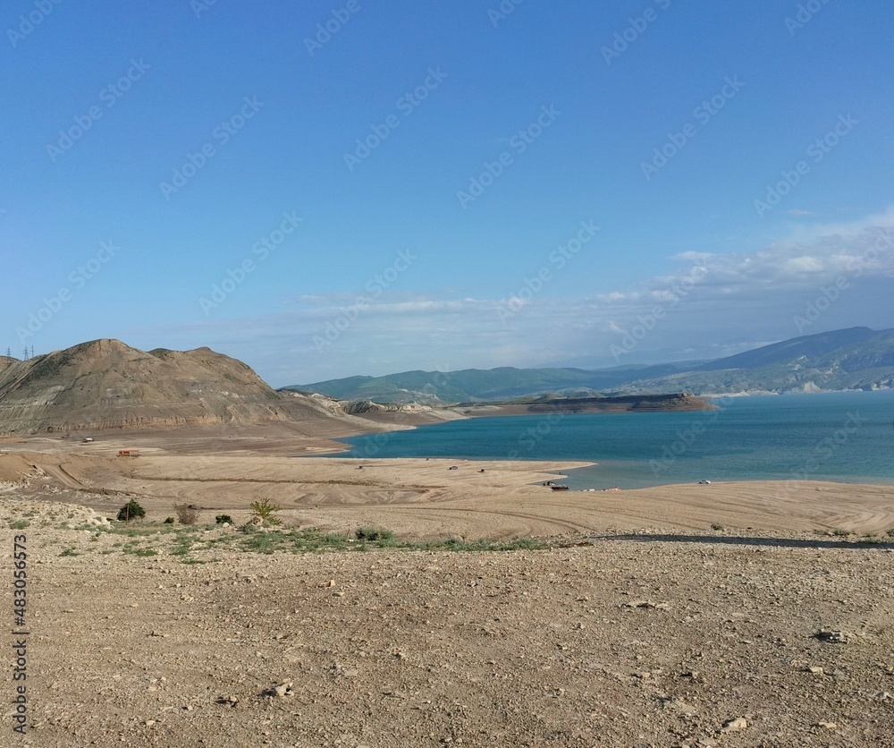 view from the beach