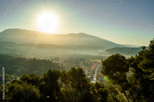 Panorama of Berat, Albania