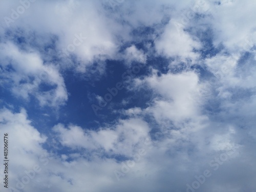 Fototapeta Naklejka Na Ścianę i Meble -  fluffy clouds and beautiful sky background