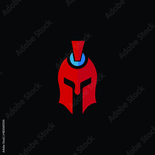 spartan warrior helmet wings head brave trojan gladiator soldier hero