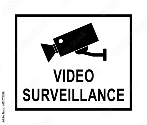 znak nadzoru wideo