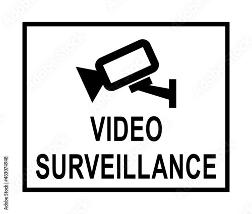 znak nadzoru wideo