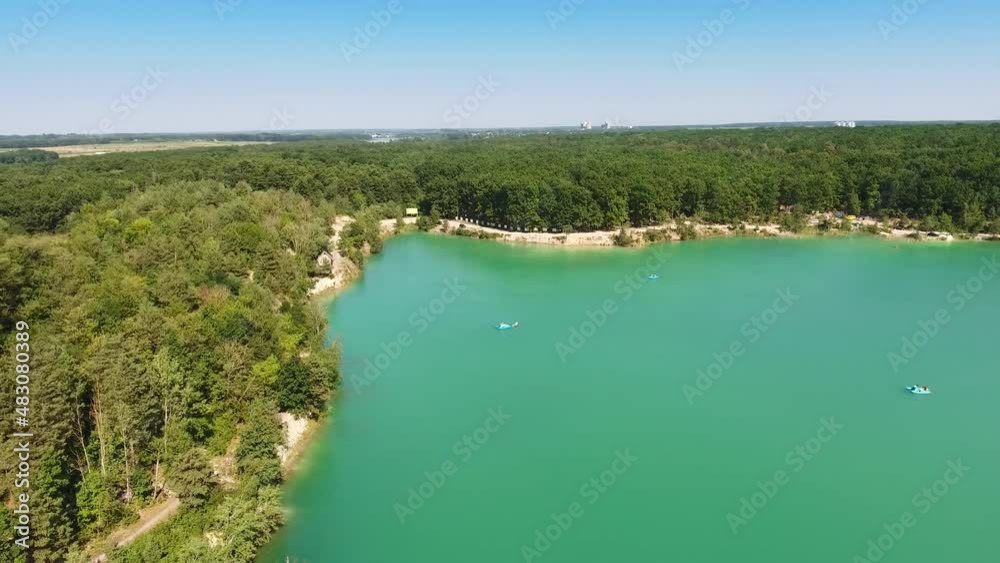 Green outdor sceneries. Beautiful aerial view of nature lake and forest. Green outdor sceneries. Beautiful aerial view of nature lake and forest.