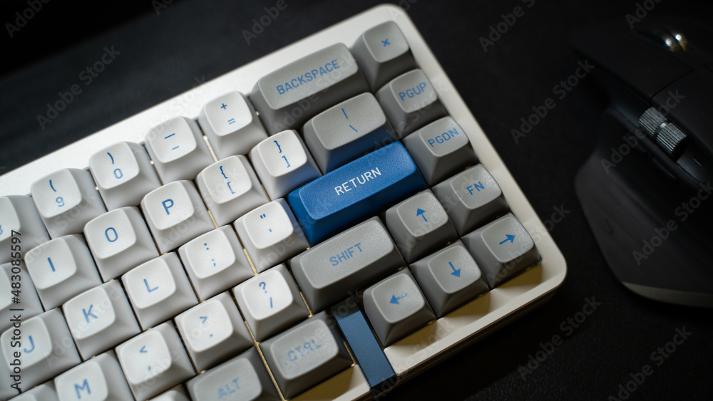 A stylish premium RGB mechanical gaming keyboard with alluminium base A stylish premium RGB mechanical gaming keyboard with alluminium base