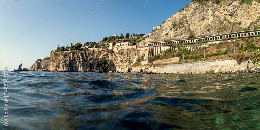 Panoramica Isola Bella Taormina 