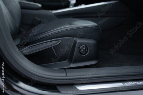 seat control buttons in the car interior © Евгений Александров