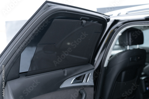 retractable curtain of the passenger door of the car © Евгений Александров