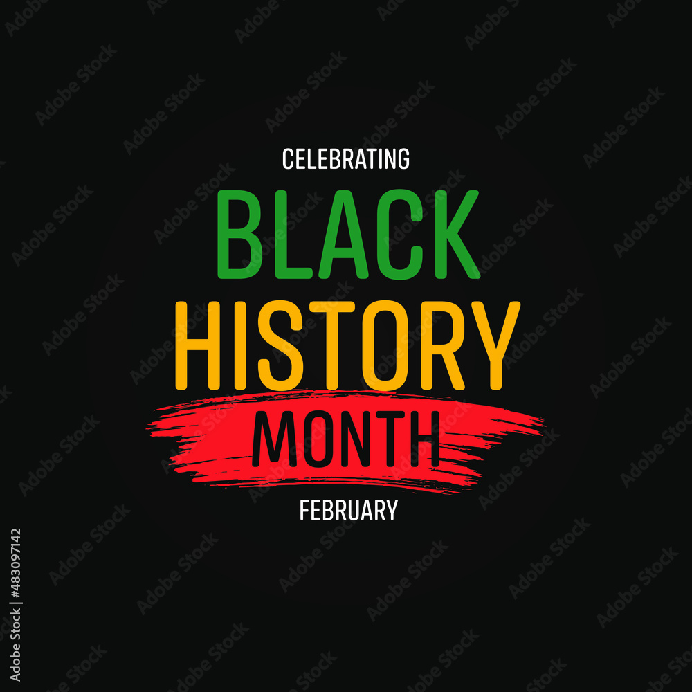 Obraz premium black history month social media post