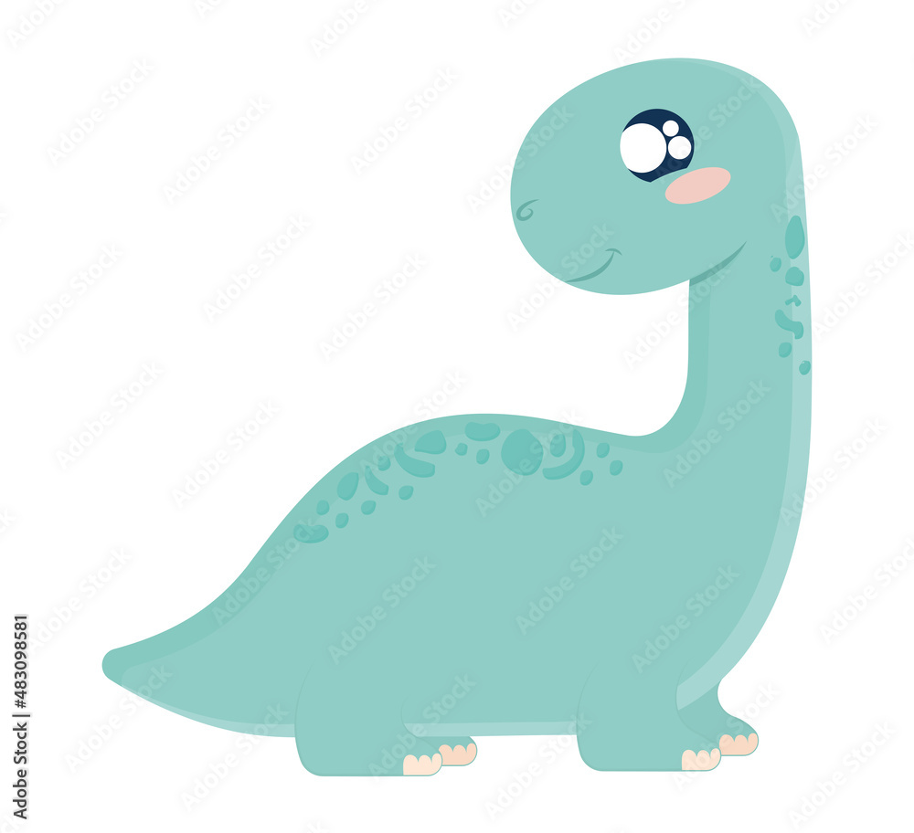 cute brachiosaurus design