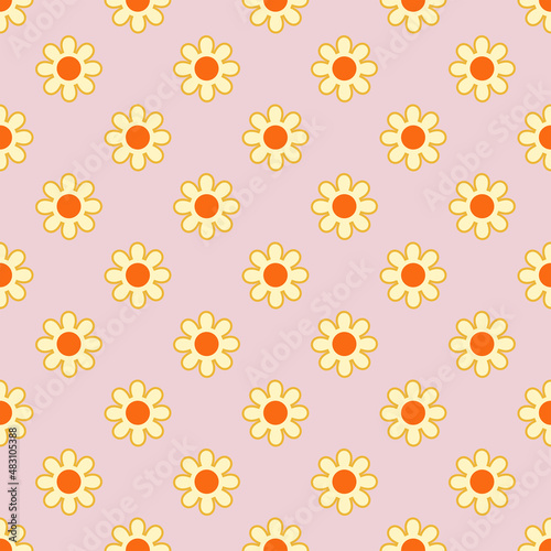 pink floral pattern