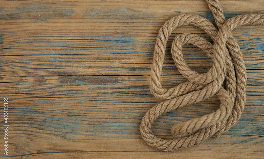 wood background with rope wood background with rope