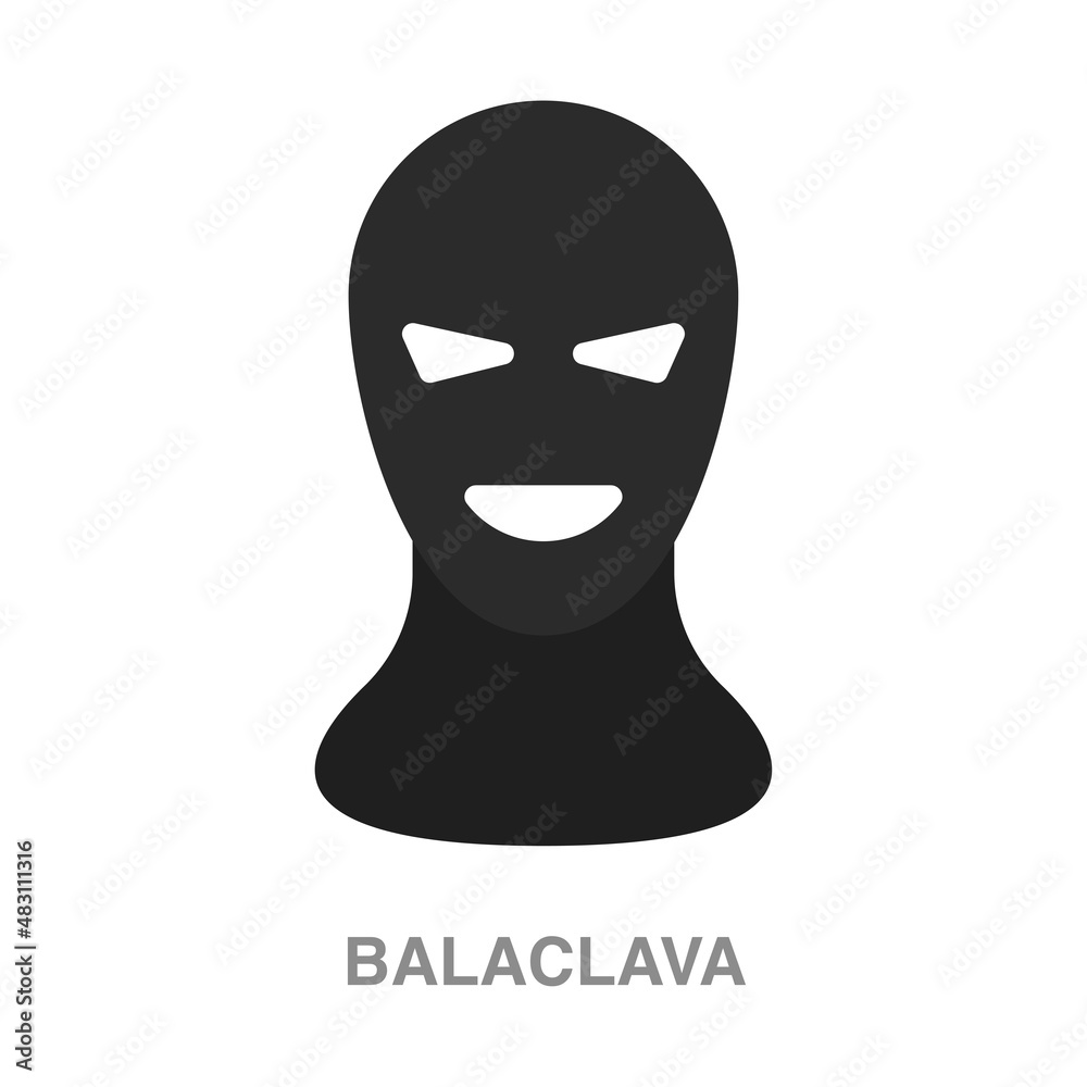 balaclava illustration on transparent background balaclava illustration on transparent background