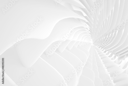 White Background Futuristic