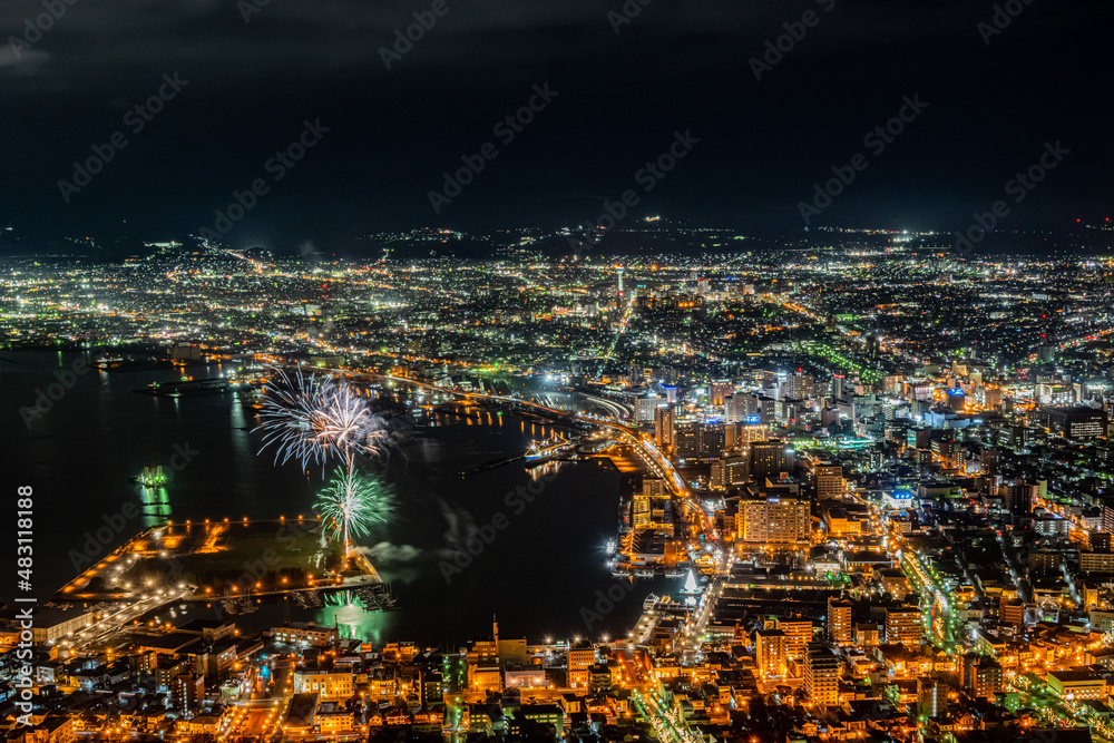 Obraz premium 函館山展望台 - 夜景