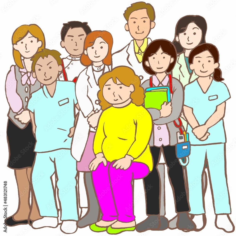 精神科　双極性障害の女性と多職種支援チーム