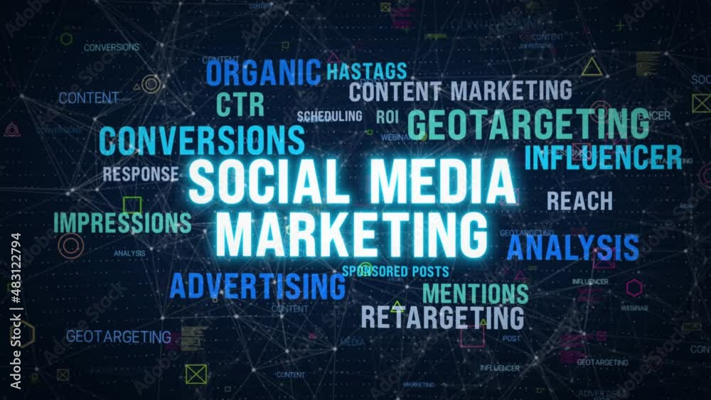 digital social media marketing design video
