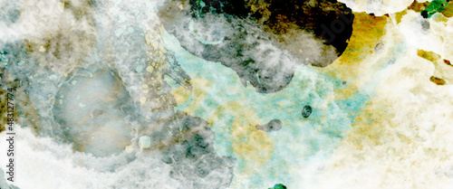 Abstract watercolor texture as background, glowing orange salt lamp texture. Abstract background for design, 