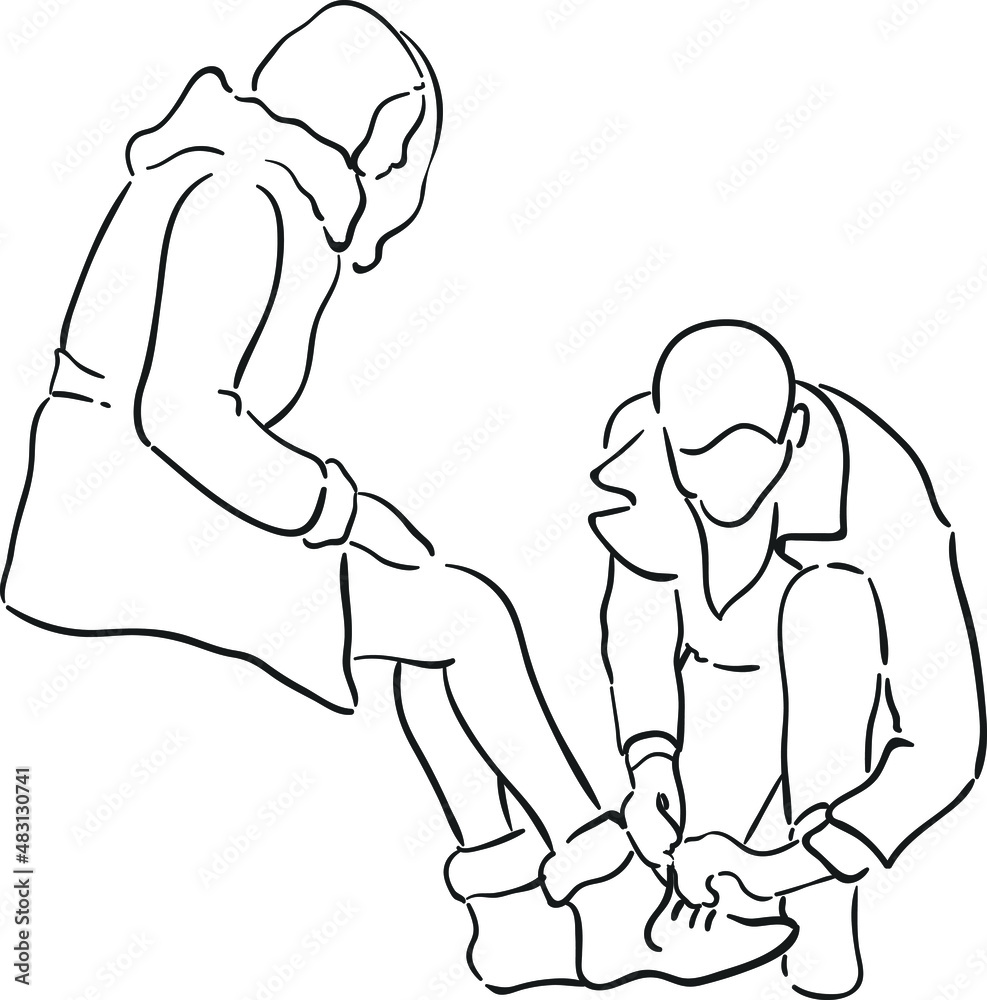 design vector one line art illustration of women and men in romantic day and celebration of love design vector one line art illustration of women and men in romantic day and celebration of love