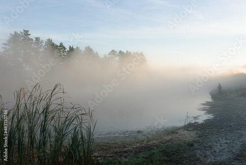morning mist on the river