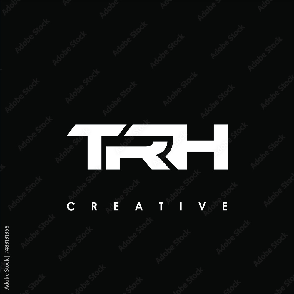 TRH Letter Initial Logo Design Template Vector Illustration TRH Letter Initial Logo Design Template Vector Illustration