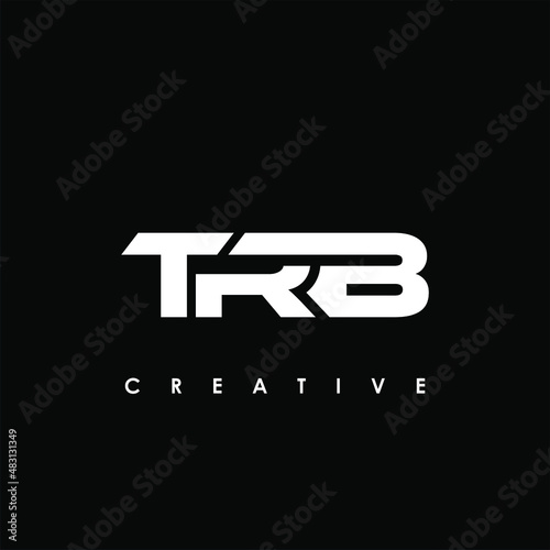 TRB Letter Initial Logo Design Template Vector Illustration photo