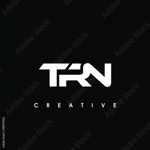 TRN Letter Initial Logo Design Template Vector Illustration
