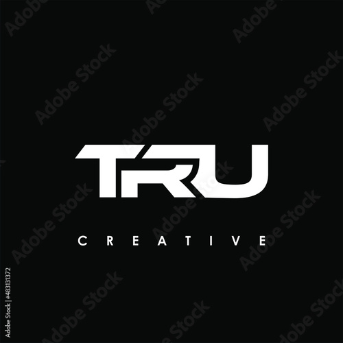 TRU Letter Initial Logo Design Template Vector Illustration photo