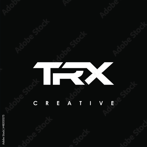 TRX Letter Initial Logo Design Template Vector Illustration