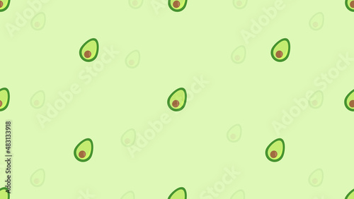 cute small avocado seamless pattern background, fruit pattern background, perfect for wallpaper, backdrop, postcard, and background