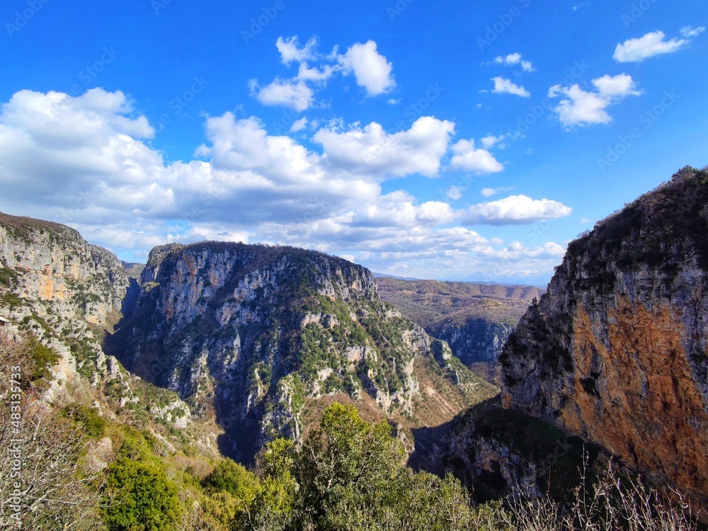 Ausblick über Epirus in Griechenland