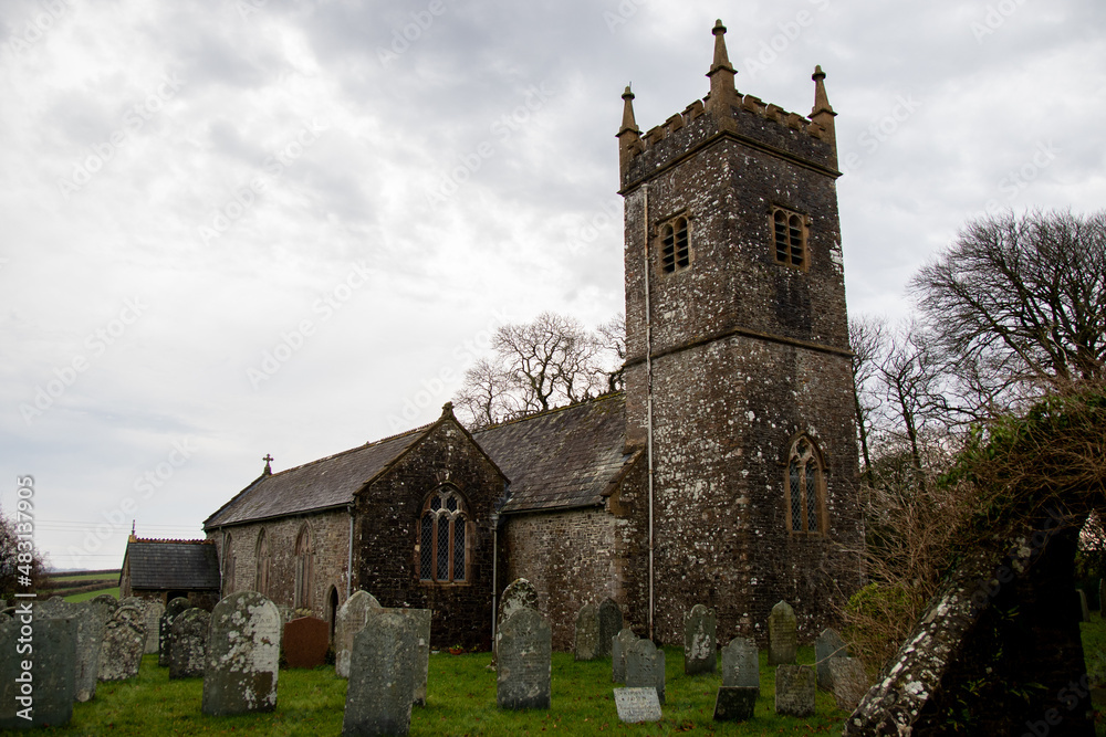 A rural church in Devon, England A rural church in Devon, England