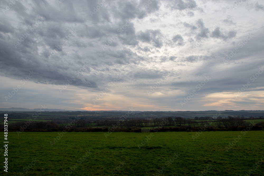 The West Devon countryside, England