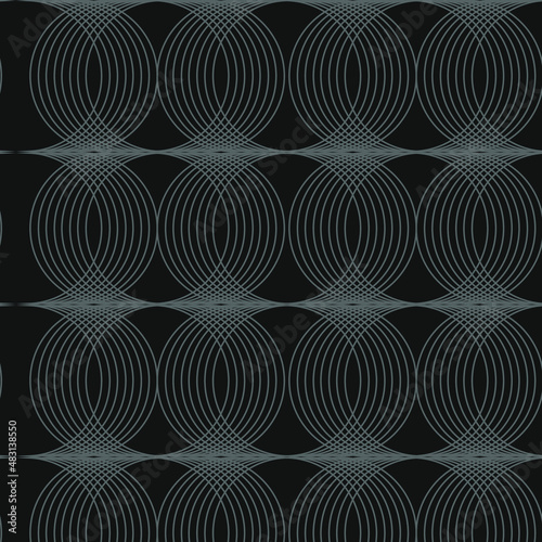 Wallpaper Mural Vector seamless background. Geometric ornament pattern with repeating elements Torontodigital.ca